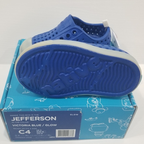 Native Jefferson Sneaker Victoria BlueGlow 4native - Picture 7 of 7